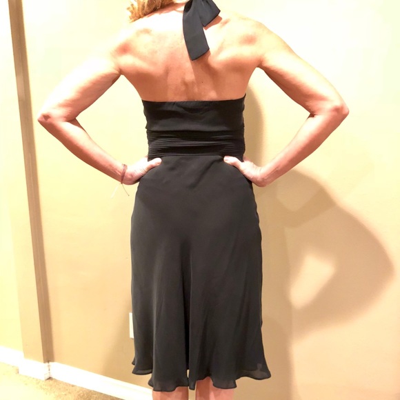 Ann Taylor Black Silk Halter Dress - Picture 4 of 4